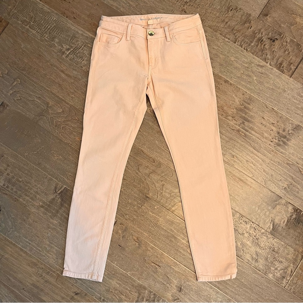 Banana Republic Peach Skinny Denim Jeans